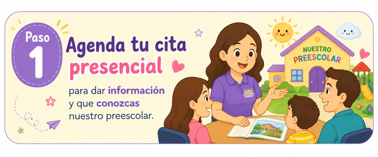 Paso 1: Agenda tu cita presencial